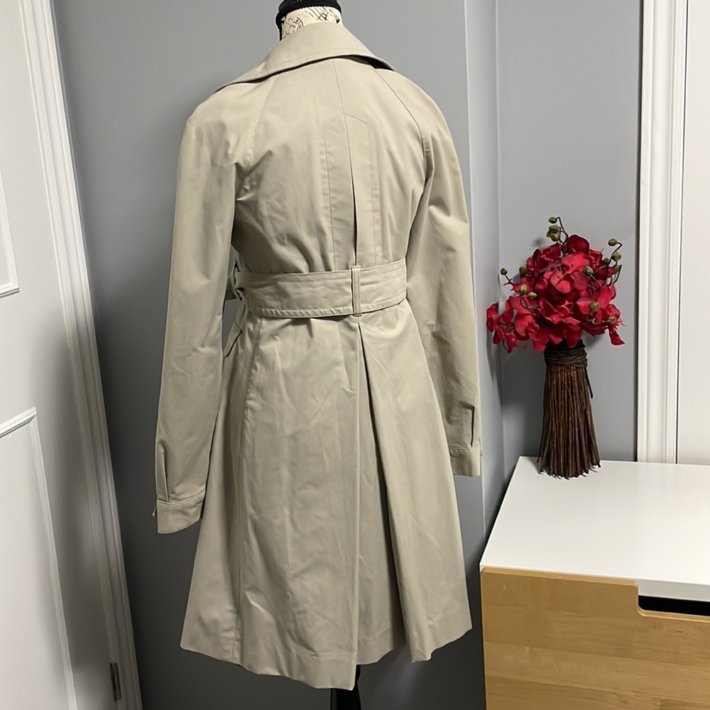 Jacob Beige Trench Coat with Belt - Picture 6 of 9